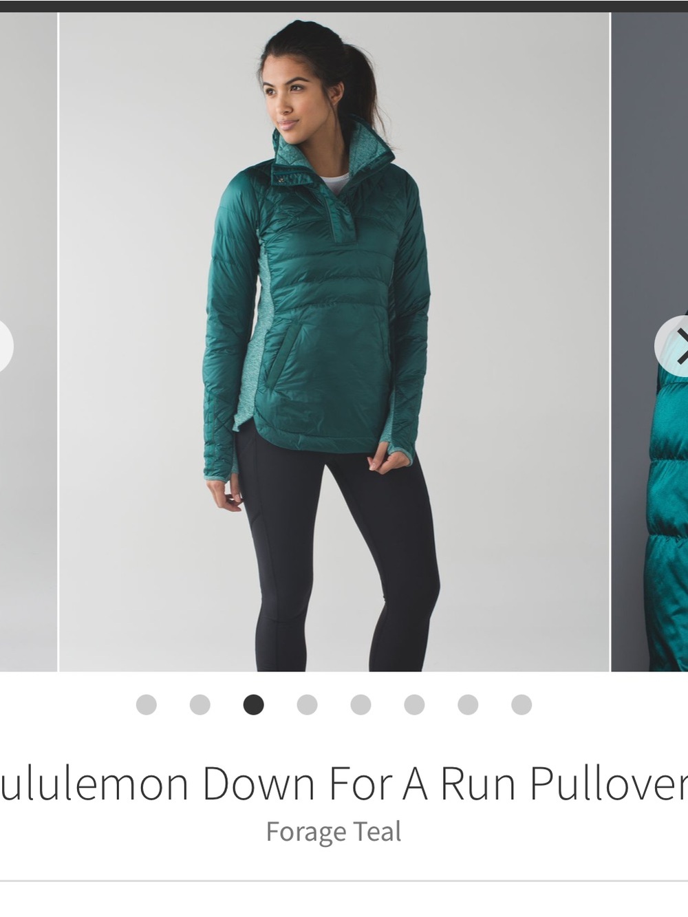Lululemon Down For A Run Pullover
Forage Teal. Size 6. EUC